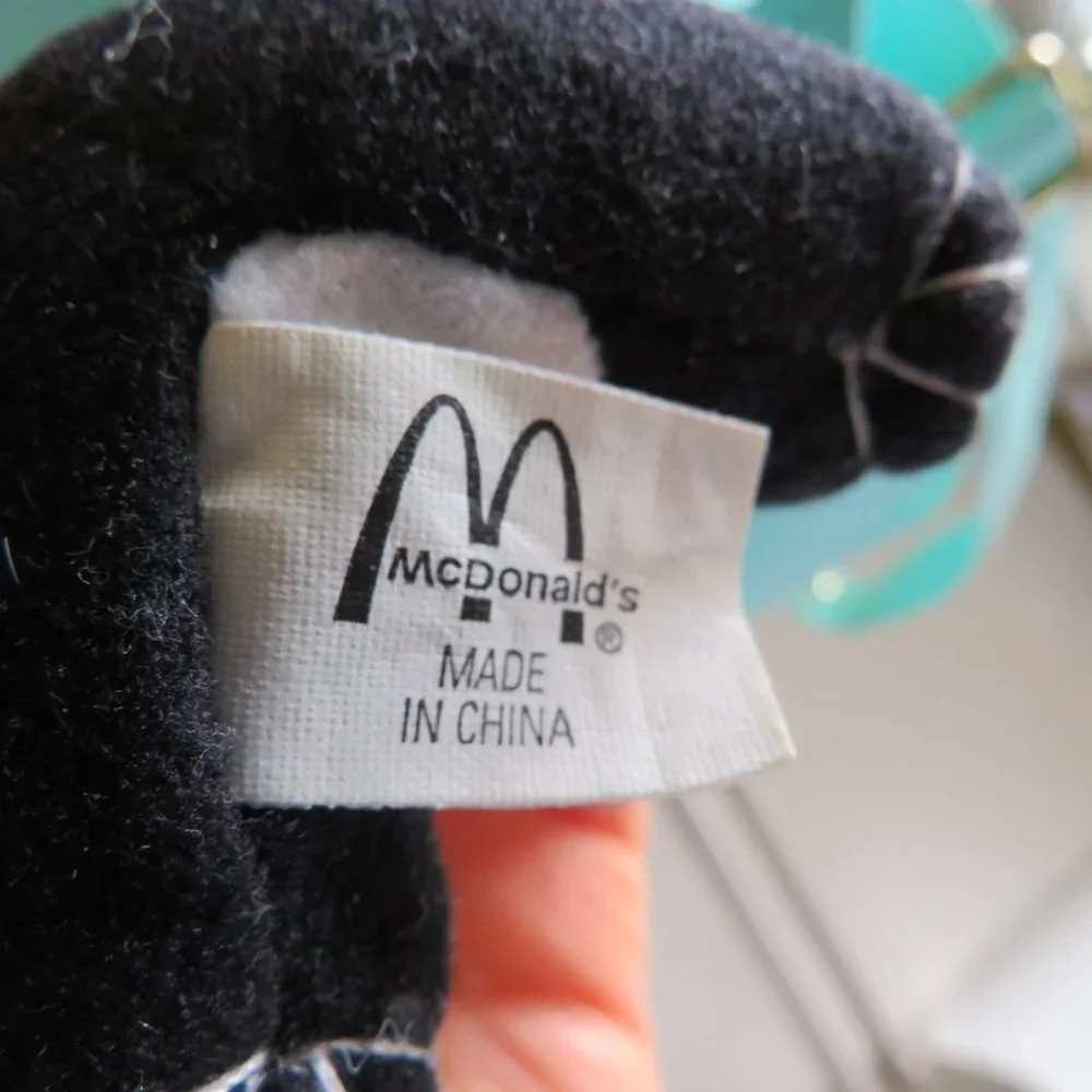 Panda Bear BACKPACK CLIP plush mini stuffed animal #2 zoo animal